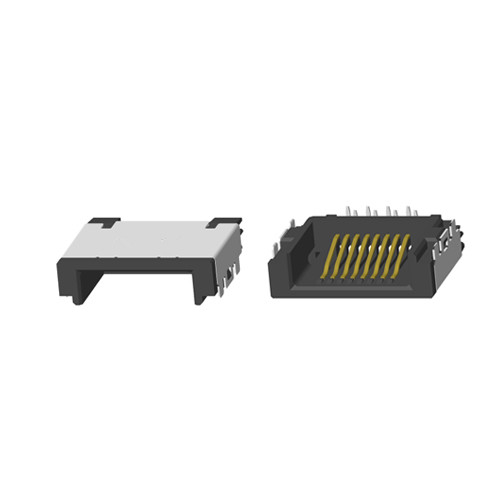 RJ45 1X1 TAB-UP 沉板3.7 DIP無燈帶屏蔽網絡接口